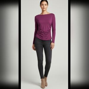 Amazon Women's Rich Purple Long Sleeve shirt S Women